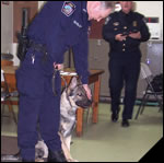Mayor swears in canine unit